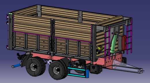 后翻式农用拖车缩略图
